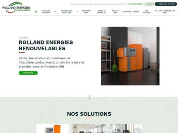 [#NouveauSite] ? Le nouveau site web de Rolland Energies Renouvelables vous présente toutes les prestations d'installation et maintenance de poêles et...
