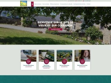 [#NouveauSite] ?️ L'équipe vous présente aujourd'hui le nouveau site web de la Mairie de Vieux-Vy sur Couesnon (35) ! ?️ Un nouvel outil ergonomique et...