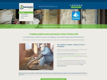 [#NouveauSite] ?️ Voici le nouveau site web réalisé par l'équipe pour Airmetic Isolation  ! L'outil idéal pour mettre en valeur son activité et ses solutions...