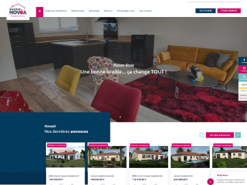 [#NouveauSite] ? Nous avons le plaisir de vous présenter le nouveau site de Maisons Novéa. ? Suite à une refonte graphique, notre équipe a proposé la...