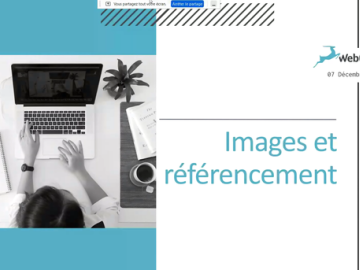 [#Webinar] ? Aujourd'hui avait lieu notre webinar sur les Images et le référencement. ? Merci à notre cheffe de projet Clara Gaucher pour sa présentation et...