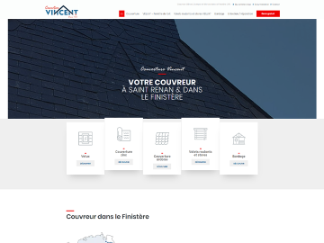 [#NouveauSite] ? Nous vous invitons à découvrir le nouveau visage du site de Couverture Vincent dans le Finistère ! ? Une belle refonte pour ce professionnel...