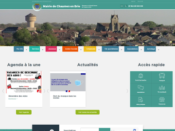 [#NouveauSite] ? Découvrez le nouveau site web officiel de la Mairie de Chaumes en Brie  ?
https://www.chaumesenbrie.fr/
