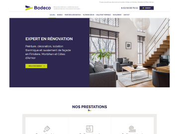 [#NouveauSite] ? La société Bodéco spécialisée dans la rénovation ? nous a confié la réalisation de leur site web pour refléter leur image professionnelle,...