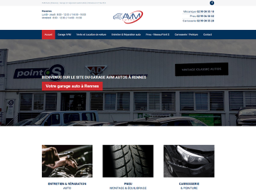 [#NouveauSite] ? Nous vous présentons la refonte du site Web d'AVM AUTOS à Rennes, pour vos maintenances, réparations, locations et ventes de véhicules ! ?...