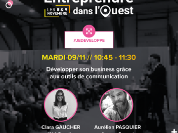 [#Atelier] ? Mardi prochain nous serons à Entreprendre dans l'Ouest - JRCE à côte de l'Agence Everest  pour vous parler du développement de votre business...