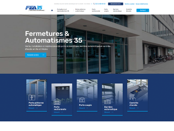 [#NouveauSite] ? Fermetures et Automatismes 35 présente son nouveau site web avec ses prestations de portes et barrières automatiques :?https://www.fea35.fr/